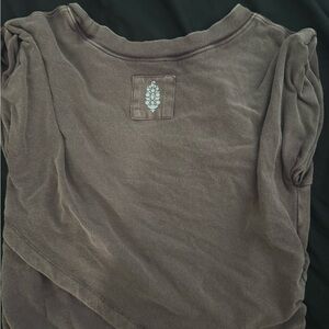 FP Movement by Free People Earthy Brown Short Sleeve Tee set with pants